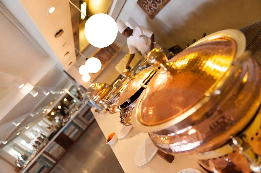 The buffet at L’Effet Mer